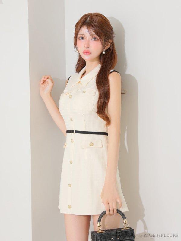 アイボリー モデル：まりん　身長：164cm　着用サイズ：Sサイズ