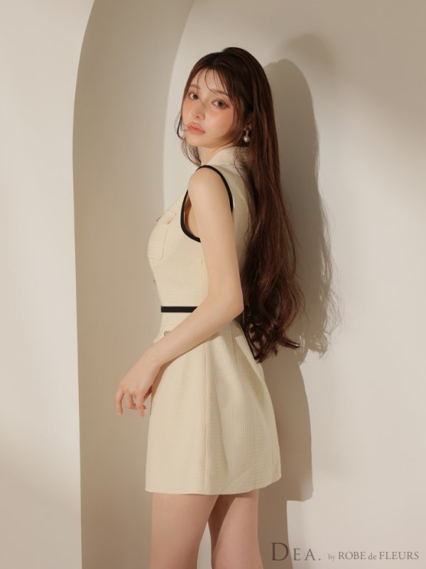 アイボリー モデル：ももか　身長：156cm　着用サイズ：Sサイズ