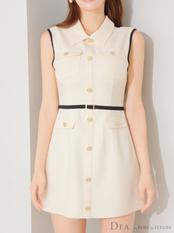 アイボリー モデル：まりん　身長：164cm　着用サイズ：Sサイズ