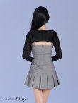 グレー モデル：まおちゃる　身長：158cm　着用サイズ：Sサイズ