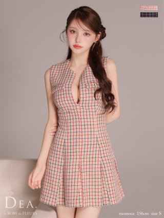 ローブドフルール　DEA チェック柄　ワンピース DEA.by ROBE de FLEURS】柄:チェック - sugar