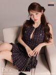 ネイビー モデル：ももか　身長：156cm　着用サイズ：Sサイズ