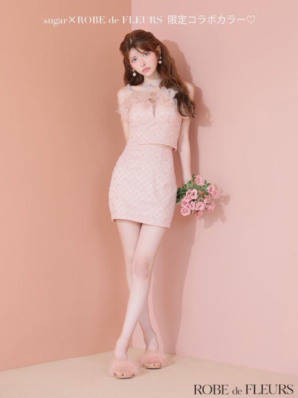 ピンク モデル:まりん 身長:164cm 着用サイズ:Sサイズ