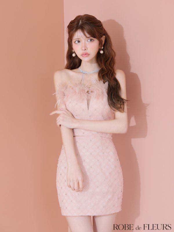 ピンク モデル:まりん 身長:164cm 着用サイズ:Sサイズ