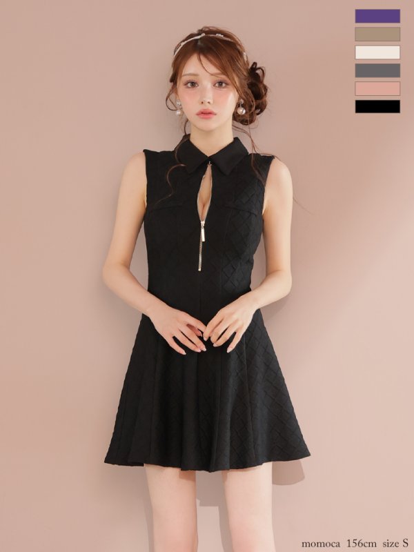 ブラック　モデル：ももか　身長156cm　着用サイズ：Sサイズ