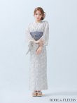 ブルー モデル：まみ　身長：161cm　着用サイズ：Fサイズ