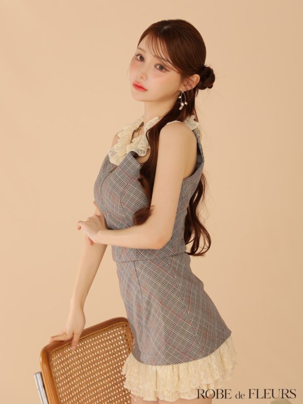 グレー モデル：ももか　身長：156cm　着用サイズ：Sサイズ