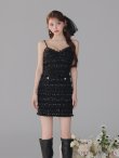 ブラック モデル：ももか　身長：156cm　着用サイズ：Sサイズ