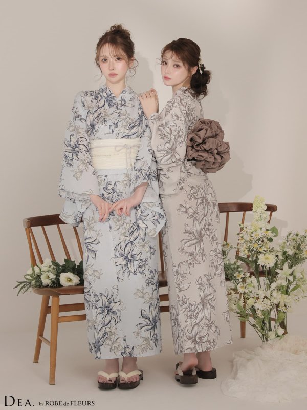 ブルー　モデル：ゆめ　身長：160cm　着用サイズ：Fサイズ　ベージュ　モデル：ももか　身長：156cm　着用サイズ：Fサイズ