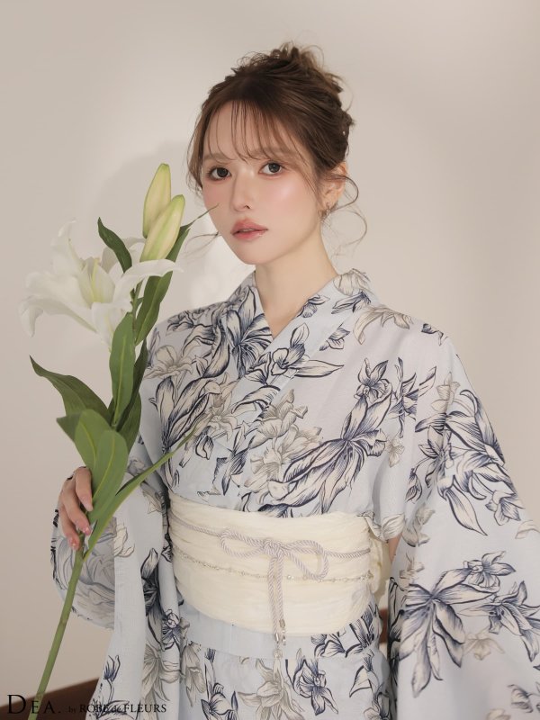 ブルー　モデル：ゆめ　身長：160cm　着用サイズ：Fサイズ