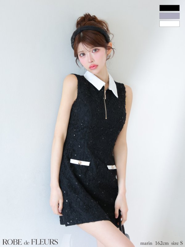 ブラック　モデル：まりん　身長：164cm　着用サイズ：Sサイズ