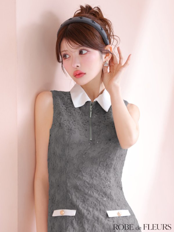 グレー　モデル：まりん　身長：164cm　着用サイズ：Sサイズ