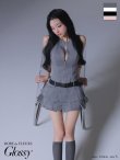 グレー モデル：まおちゃる　身長：158cm　着用サイズ：Sサイズ