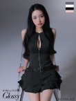 ブラック モデル：まおちゃる　身長：158cm　着用サイズ：Sサイズ
