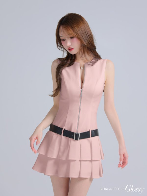 ピンク モデル：ゆめ　身長：160cm　着用サイズ：Sサイズ