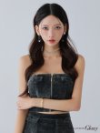 グレー　モデル：ハニ　身長：162cm　着用サイズ：Sサイズ