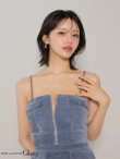ブルー　モデル：りの　身長：157cm　着用サイズ：Sサイズ