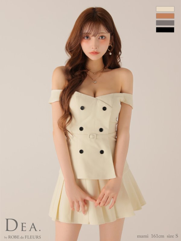 アイボリー モデル：まみ　身長：161cm　着用サイズ：Sサイズ
