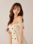 アイボリー モデル：まみ　身長：161cm　着用サイズ：Sサイズ