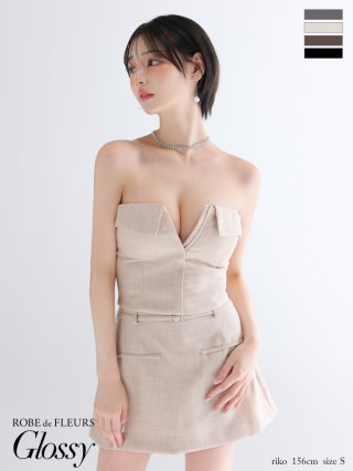 ROBE de FLEURS Glossy / ローブドフルールグロッシー白 ROBE de FLEURS Glossy(ローブドフルール グロッシー)｜キャバ