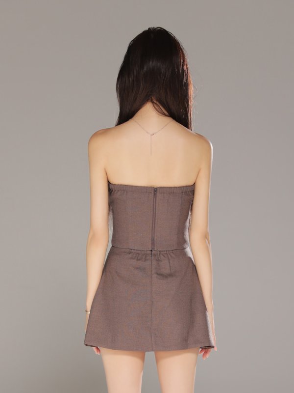 モカブラウン モデル：ハニ　身長：162cm　着用サイズ：Sサイズ