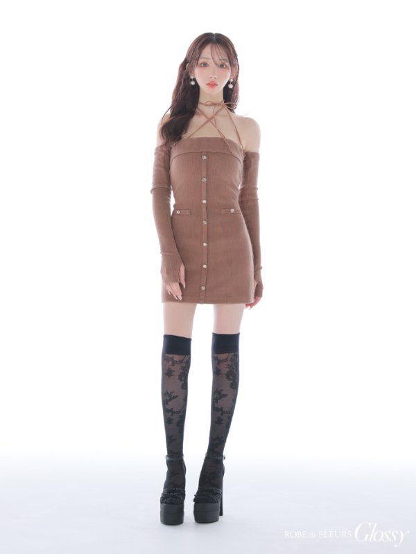 ブラウン モデル:らいか 身長:163cm 着用サイズ:Sサイズ