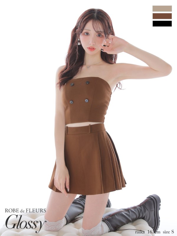 キャメル モデル：らいか　身長：163cm　着用サイズ：Sサイズ