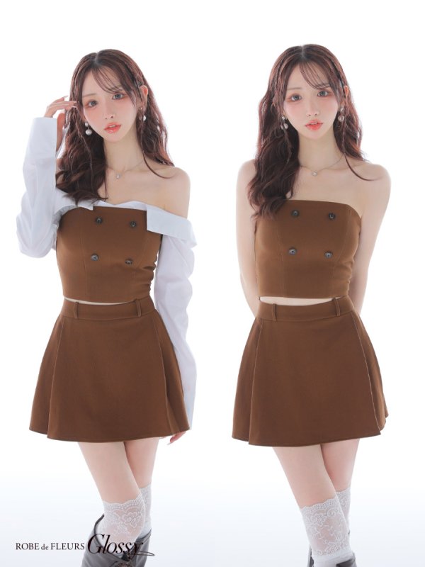 キャメル モデル：らいか　身長：163cm　着用サイズ：Sサイズ