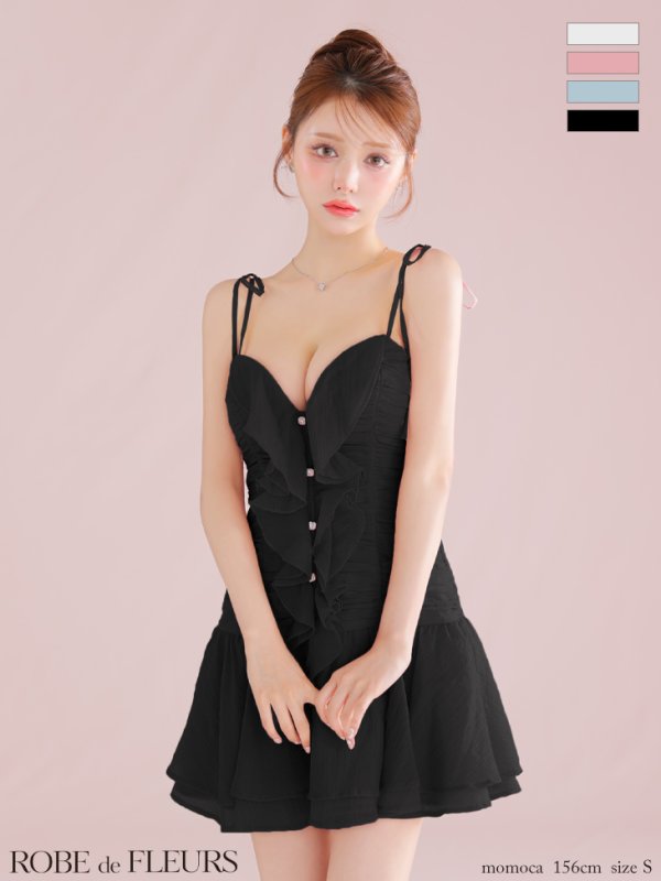 ブラック　モデル：ももか　身長：156cm　着用サイズ：Sサイズ