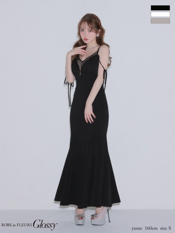 ブラック　モデル：ゆめ　身長：160cm　着用サイズ：Sサイズ