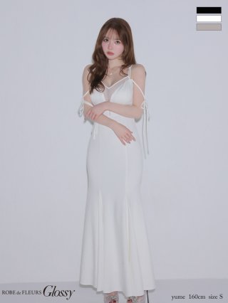 Warm ジップ ドレス　36 ROBE de FLEURS Glossy】ジップドレス - sugar