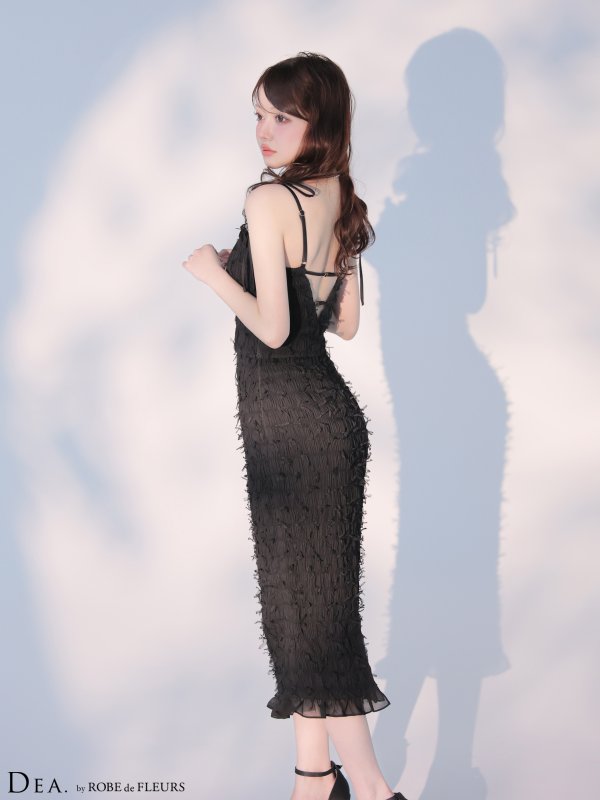 ブラック モデル：羽澄まり　身長：158cm　着用サイズ：Sサイズ