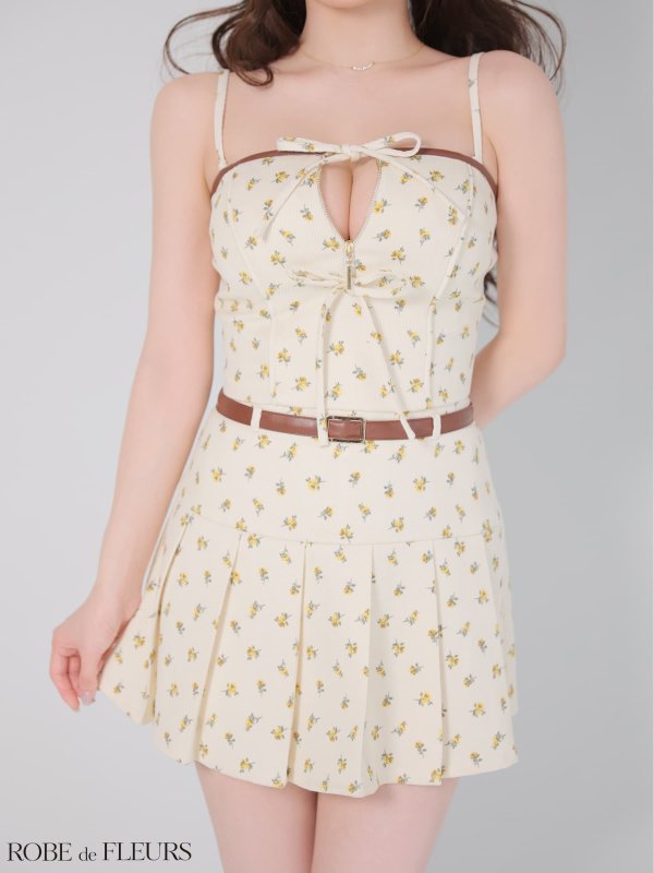 イエロー　モデル：ももか　身長：156cm　着用サイズ：Sサイズ