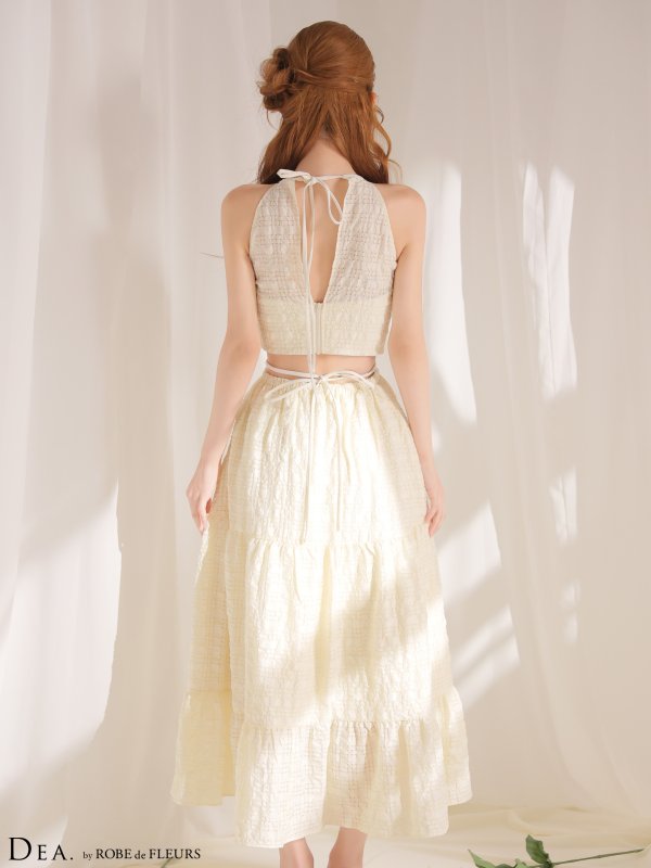 アイボリー　モデル：まりん　身長：164cm　着用サイズ：Sサイズ