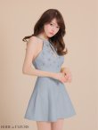 ブルー　モデル：いおり　身長：161cm　着用サイズ：Sサイズ