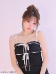 ブラックxホワイト　モデル：いおり　身長：161cm　着用サイズ：Sサイズ