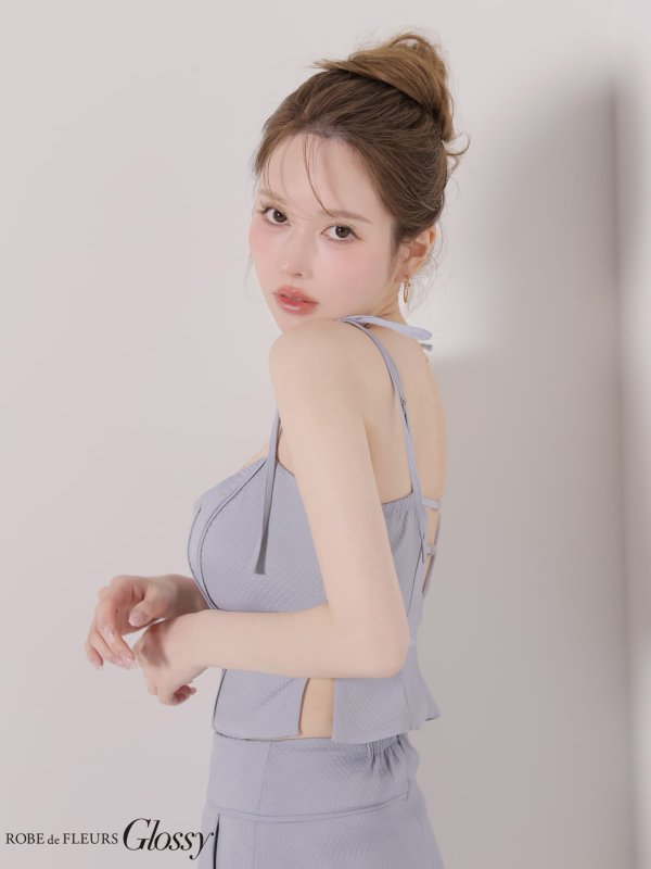 ブルー モデル：ゆめ　身長：160cm　着用サイズ：Sサイズ