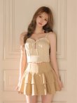 ベージュxベージュ　モデル：咲希　身長：164cm　着用サイズ：Sサイズ