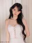 ホワイト　モデル：みみ　身長：162cm　着用サイズ：Sサイズ