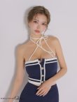 ネイビー　モデル：みゆ　身長：164cm　着用サイズ：Sサイズ