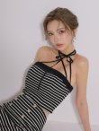 ブラックxベージュ　モデル：みゆ　身長：164cm　着用サイズ：Sサイズ