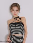 ブラックxベージュ　モデル：みゆ　身長：164cm　着用サイズ：Sサイズ