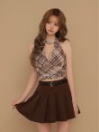キャメルxブラウン　モデル：咲希　身長：164cm　着用サイズ：Sサイズ