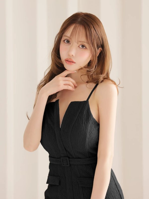 ブラック　モデル：ゆめ　身長：160cm　着用サイズ：Sサイズ