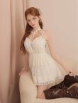 アイボリー モデル：しおん　身長：158cm　着用サイズ：Sサイズ