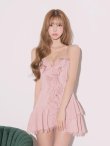 ピンク　モデル：るり　身長：165cm　着用サイズ：Sサイズ