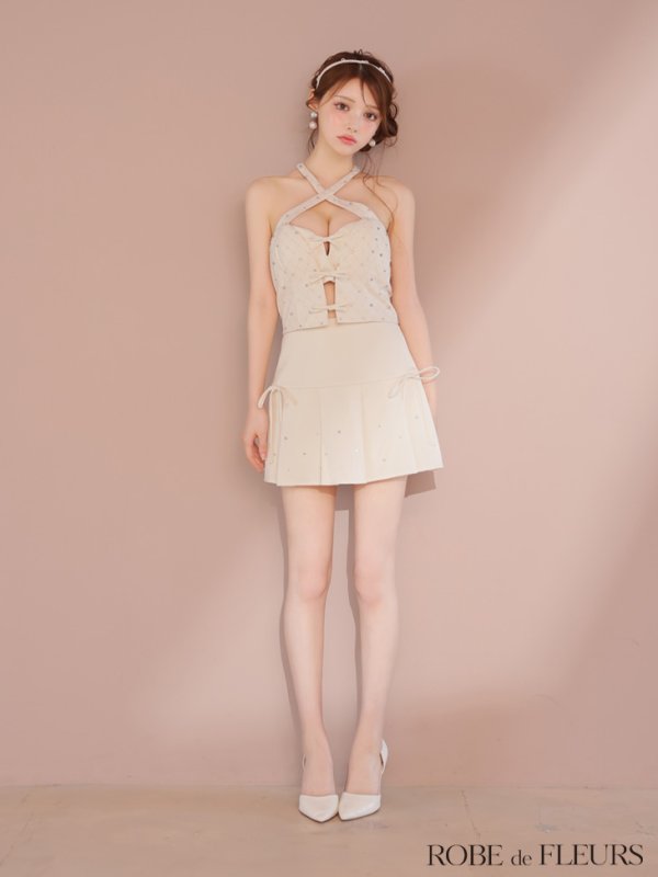 アイボリー モデル：ももか　身長：156cm　着用サイズ：Sサイズ