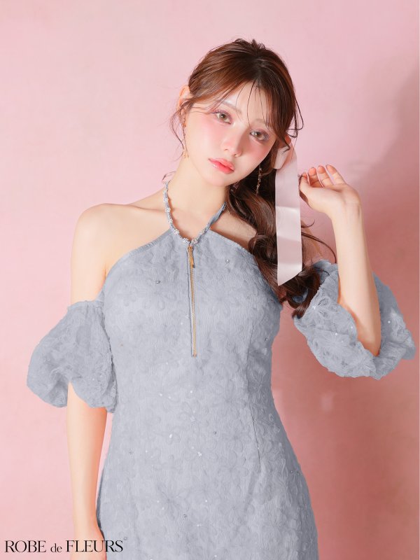 ブルー　モデル：ももか　身長：156cm　着用サイズ：Sサイズ