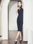 ブラック モデル：まおちゃる　身長：158cm　着用サイズ：Sサイズ