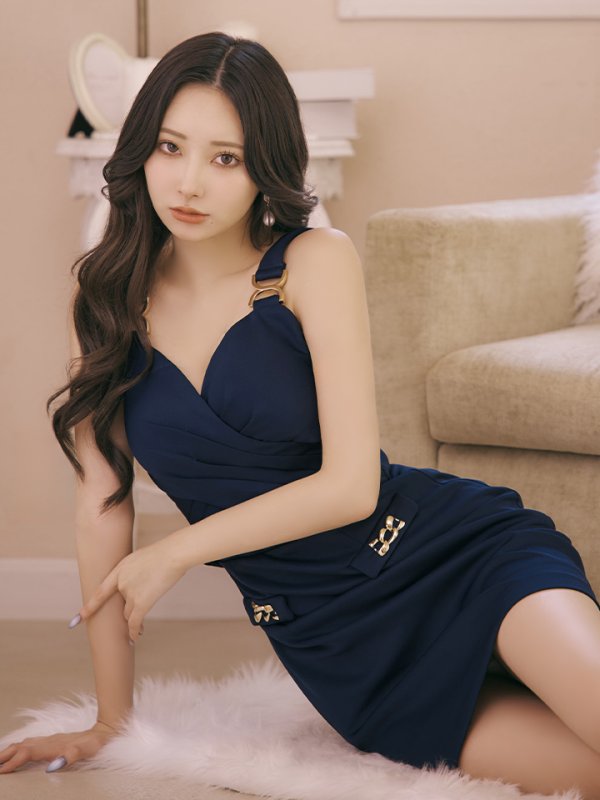 画像20: sugarオリジナルカラー・XSサイズあり【IRMA/イルマ】バックル/ サイドシアー/ ノースリーブ/ ワンカラー/ タイト/ ミニドレス/ キャバドレス【HC02】 (20)